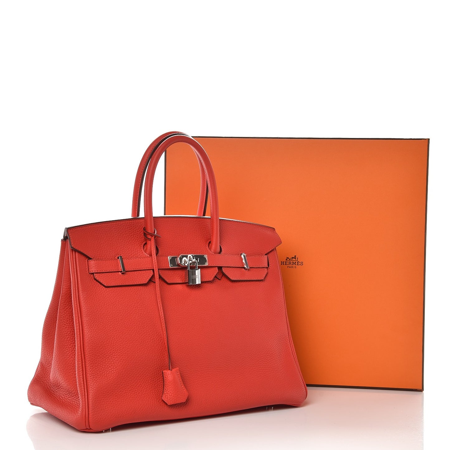 Togo Birkin 35 Rouge Tomate