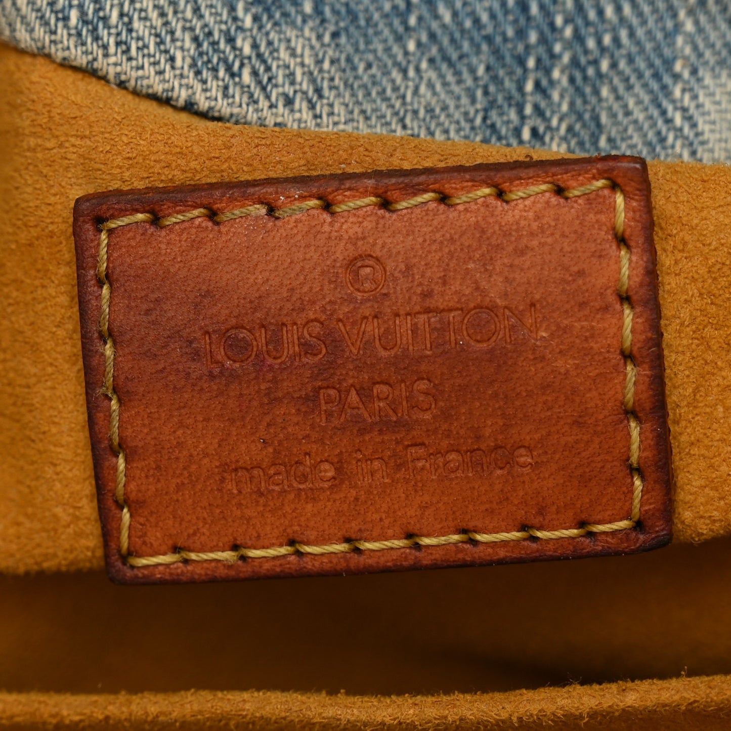 Monogram Denim Pleaty Blue
