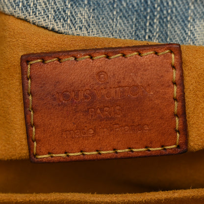 Louis Vuitton Monogram Denim Pleaty Blue 5 of 12