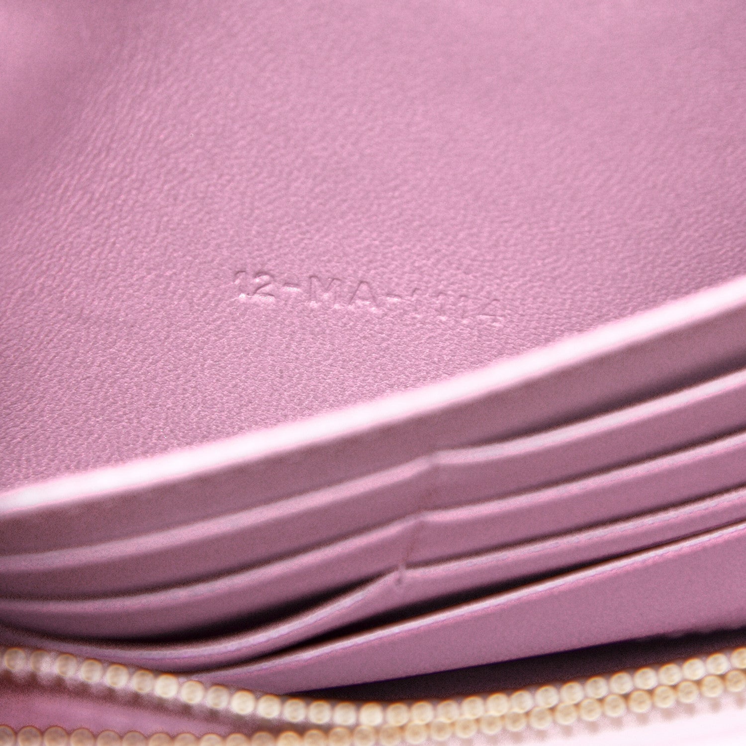 Christian Dior Pearly Lambskin Cannage Miss Dior Promenade Pouch Lotus 10 of 11