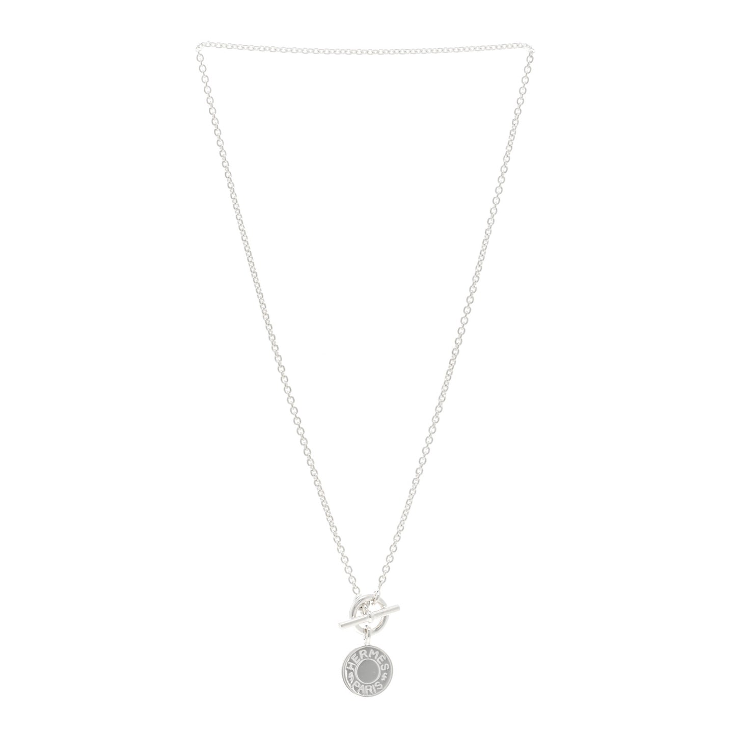 Sterling Silver Amulettes H Confettis Pendant Necklace