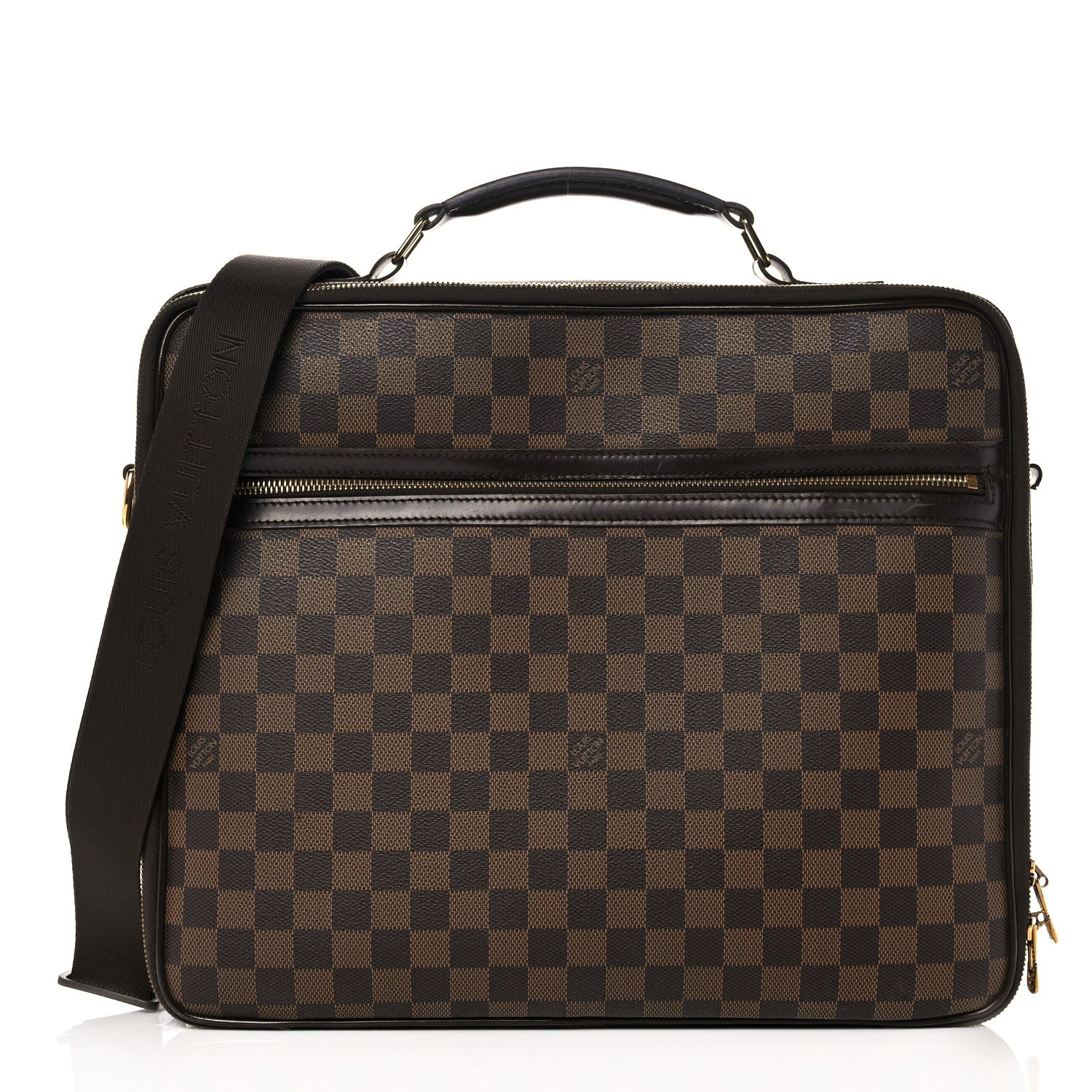 Louis Vuitton Damier Ebene Porte Ordinateur Sabana NM Computer Case 1 of 18