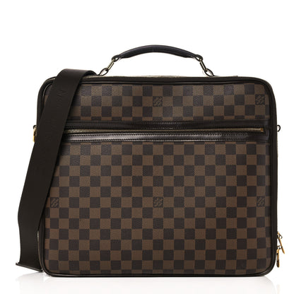 Louis Vuitton Damier Ebene Porte Ordinateur Sabana NM Computer Case 1 of 18