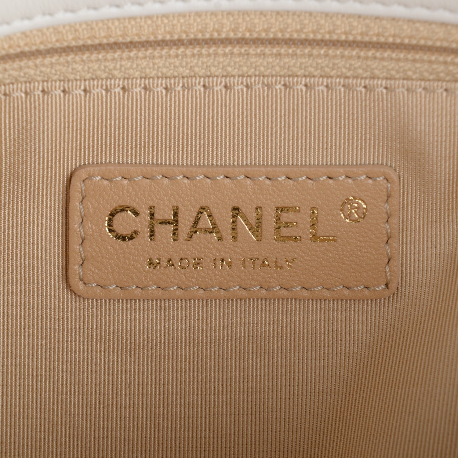 Chanel Calfskin Quilted Medium CC Crown Flap White 7 of 9