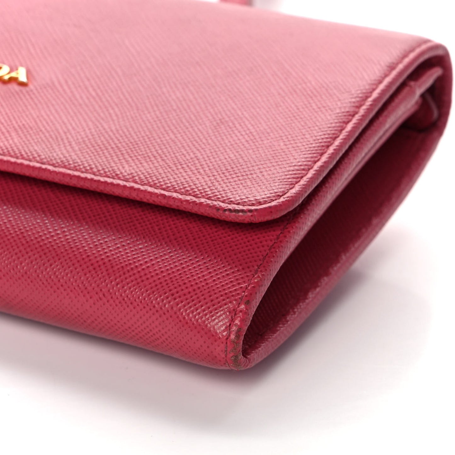 Saffiano Metal Wristlet Wallet