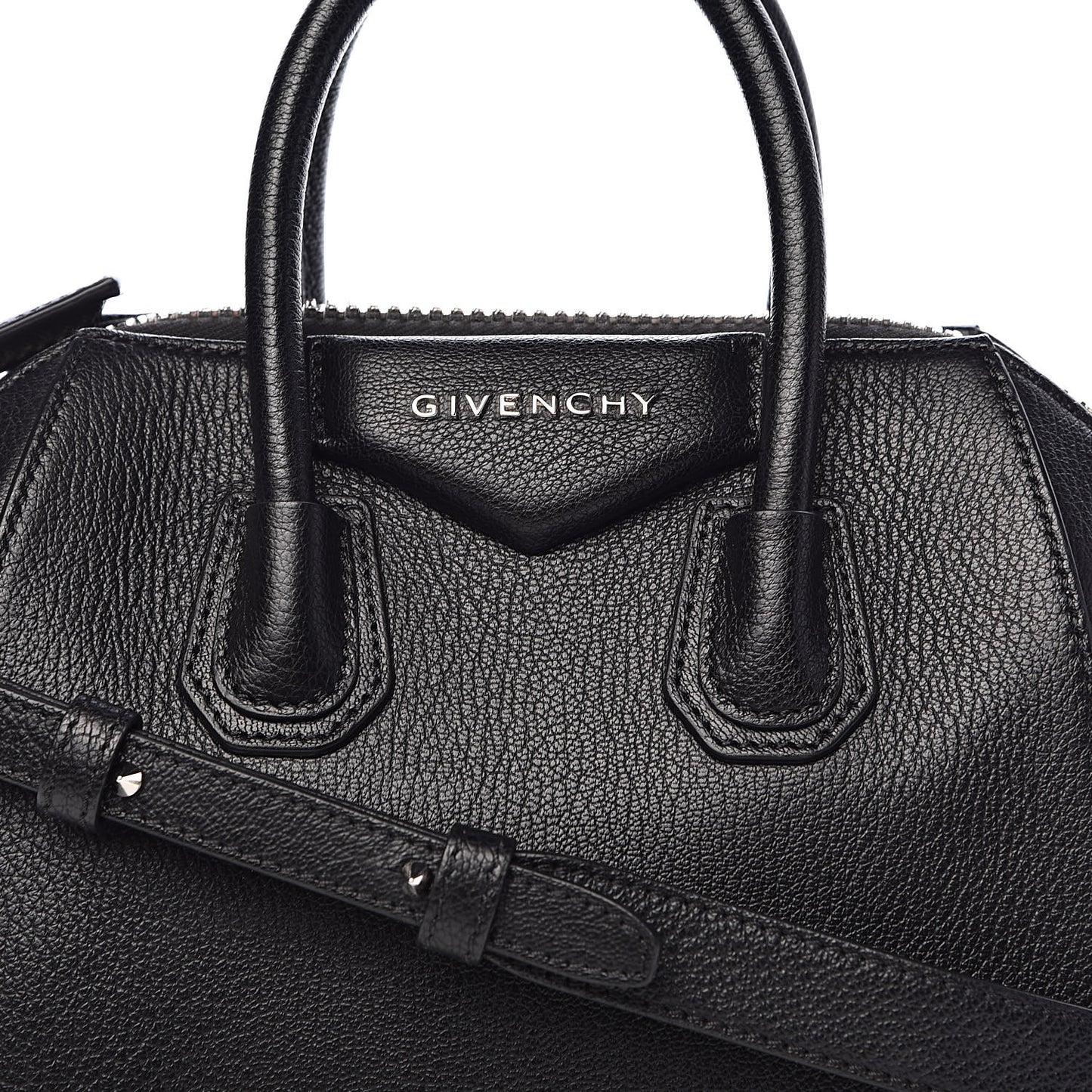 Sugar Goatskin Mini Antigona Black