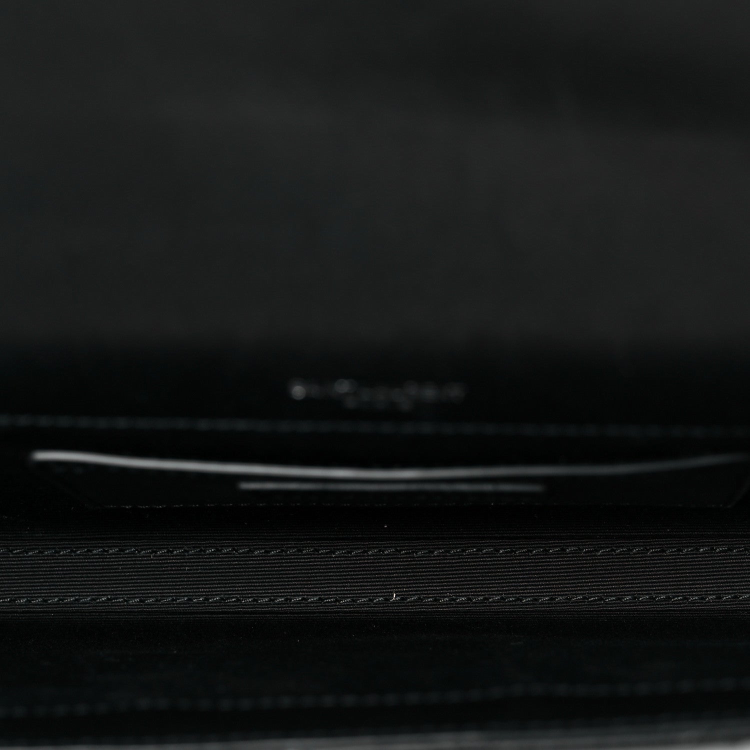 Saint Laurent Lambskin Quilted Kate Clutch Black 5 of 9