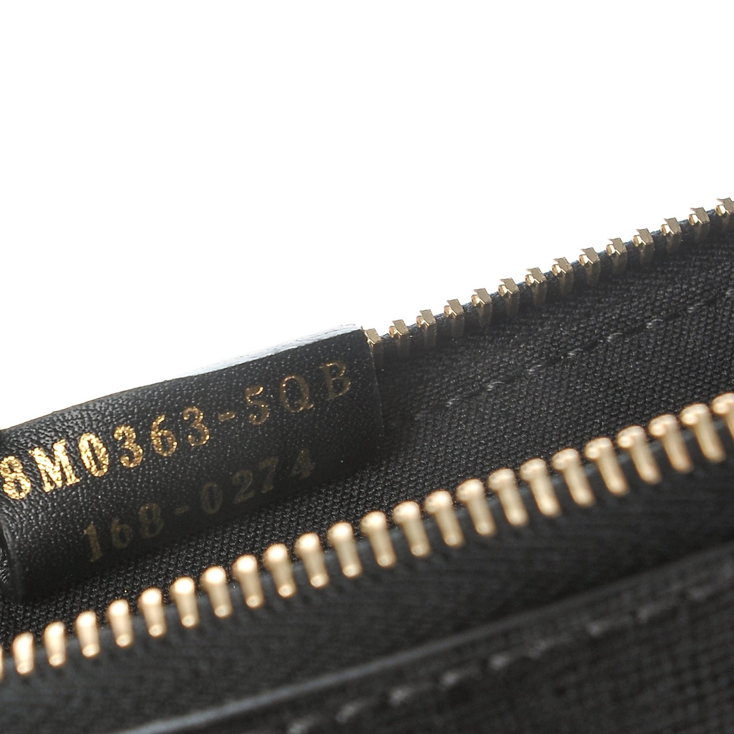 Vitello Elite Monster Eyes Studded Zip Around Pouch Black
