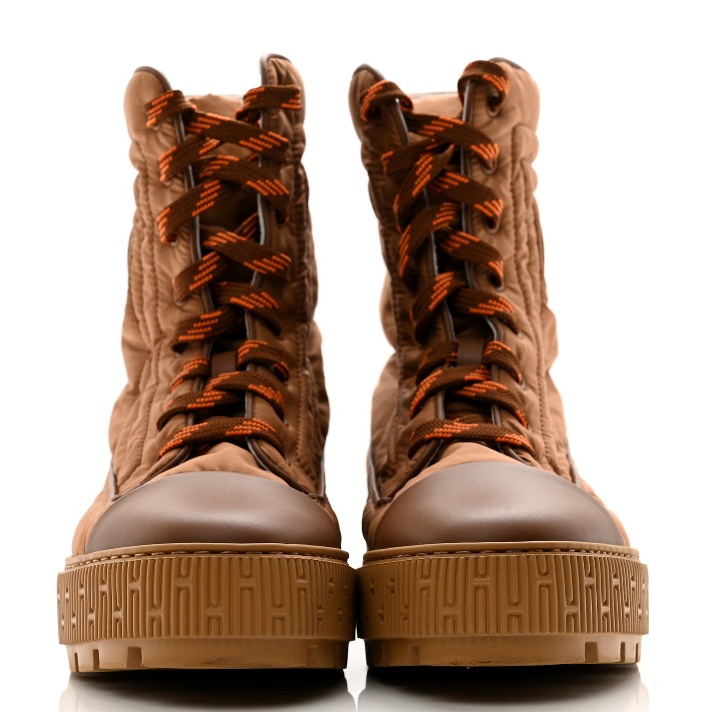 Calfskin Parachute Fresh Ankle Boots 38 Brun Amourette