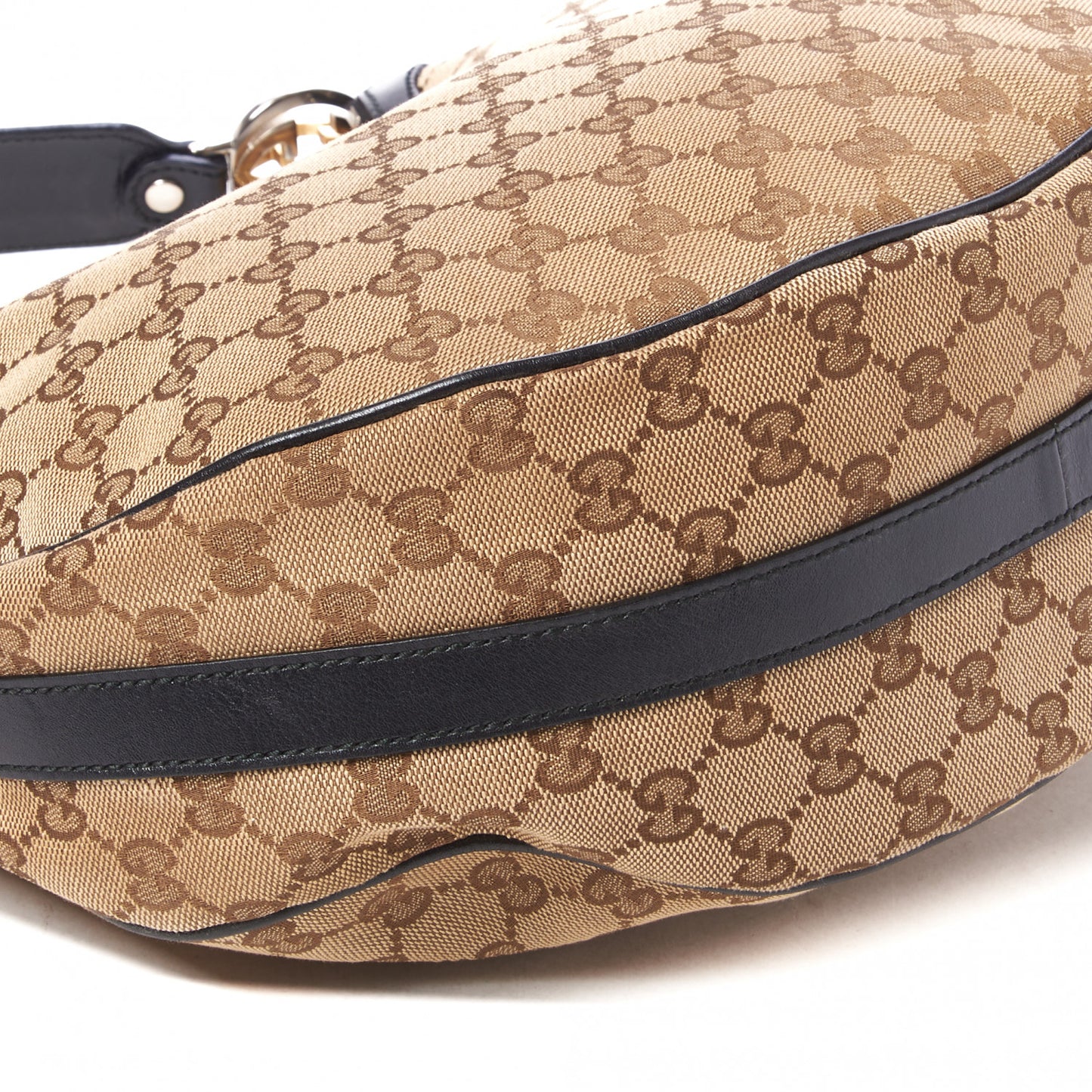 Monogram Medium GG Twins Hobo Black