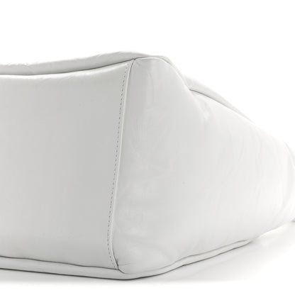 Balenciaga Calfskin Monaco Sling Shoulder Bag White 10 of 10