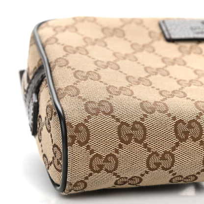 Gucci Monogram Belt Bag Dark Brown 9 of 12