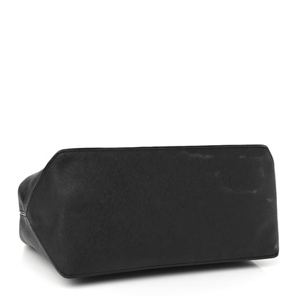 Marc Jacobs Calfskin Embossed Logo East West Shopper Tote Black 4 of 9
