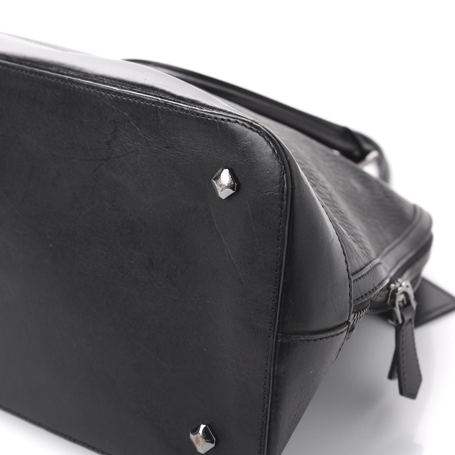 MCM Visetos Heritage Bowler Bag Black 10 of 11