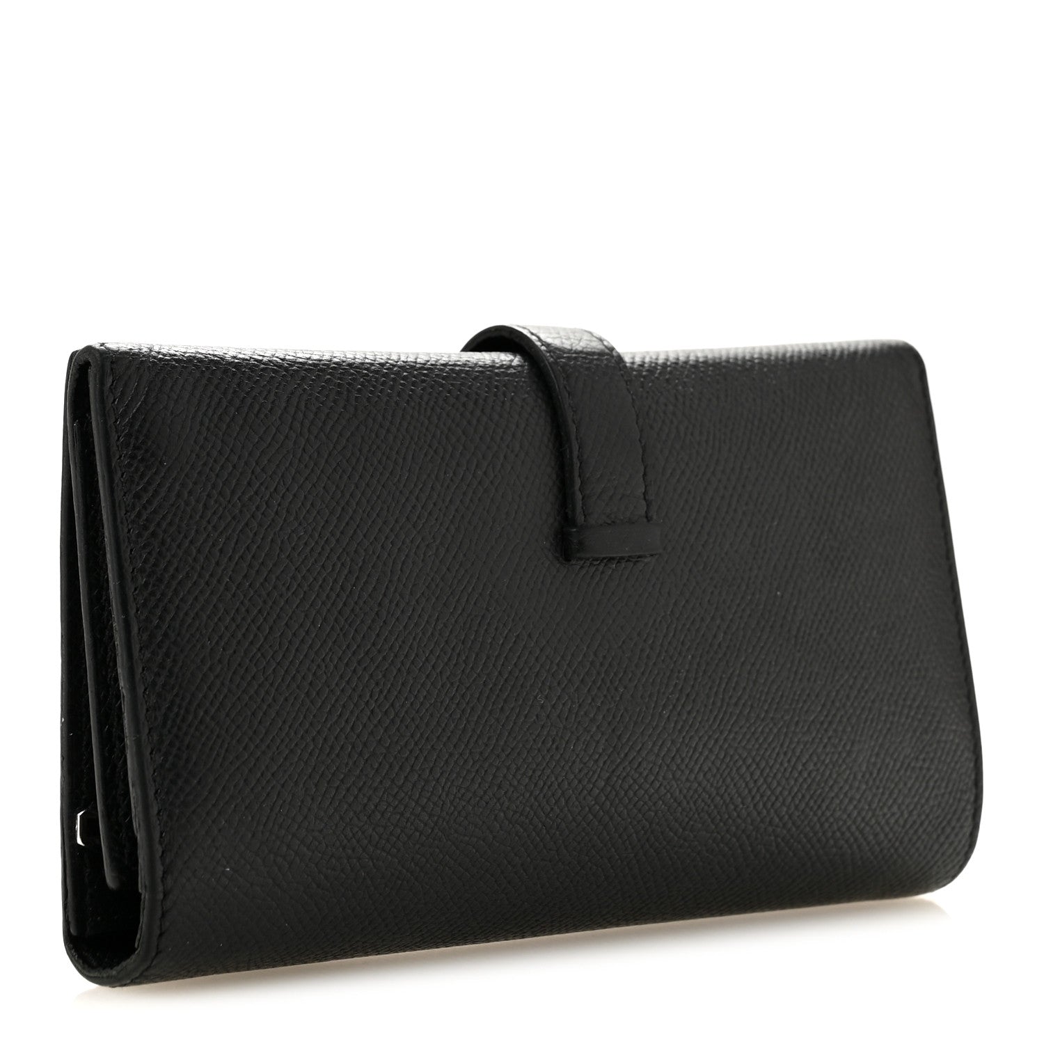 Hermes Epsom Tri-Fold Bearn Gusset Wallet Black 3 of 11