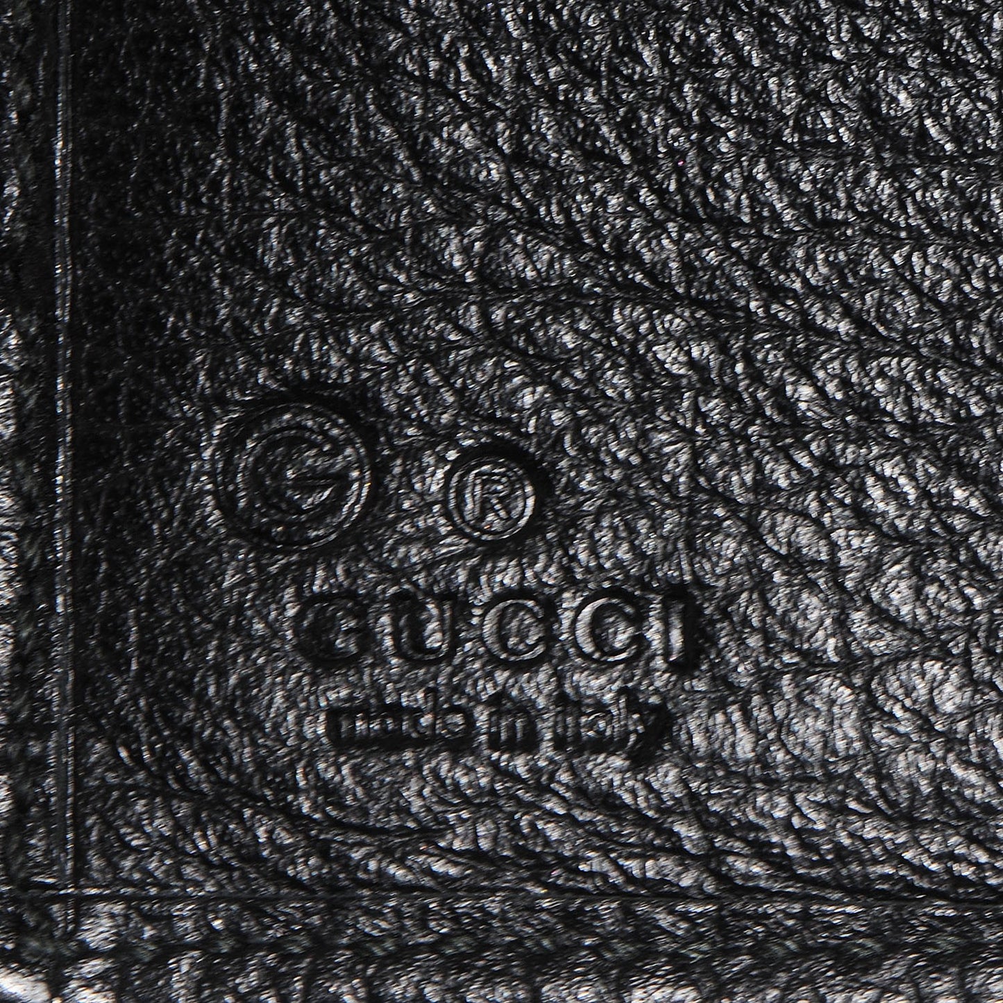 Denim Monogram French Flap Wallet Black