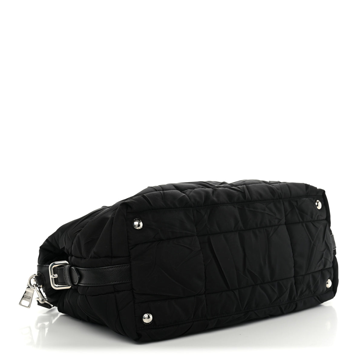 Crispy Nylon Bauletto Black