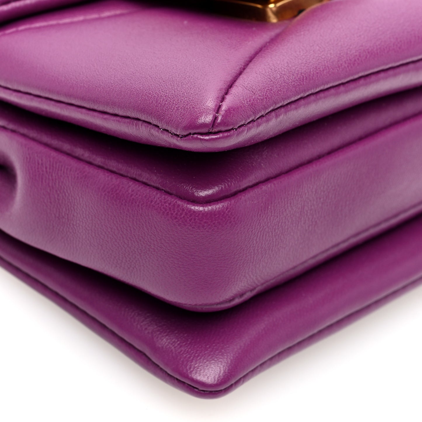 Nappa Micro One Stud Chain Bag Prune