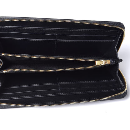 Mulberry Small Classic Grain Calfskin 12 Card Zip Around Wallet Black 5 of 7