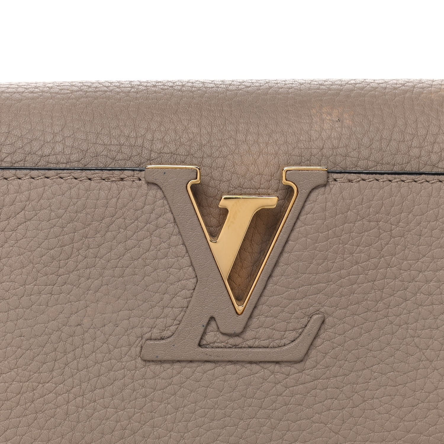 Louis Vuitton Taurillon Capucines PM Galet 10 of 12