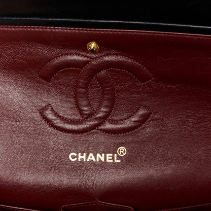 Chanel Lambskin Quilted Medium Double Flap Black 6 of 15