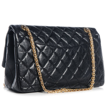 Chanel Aged Calfskin Quilted 2.55 Reissue 226 Flap Black 3 of 8
