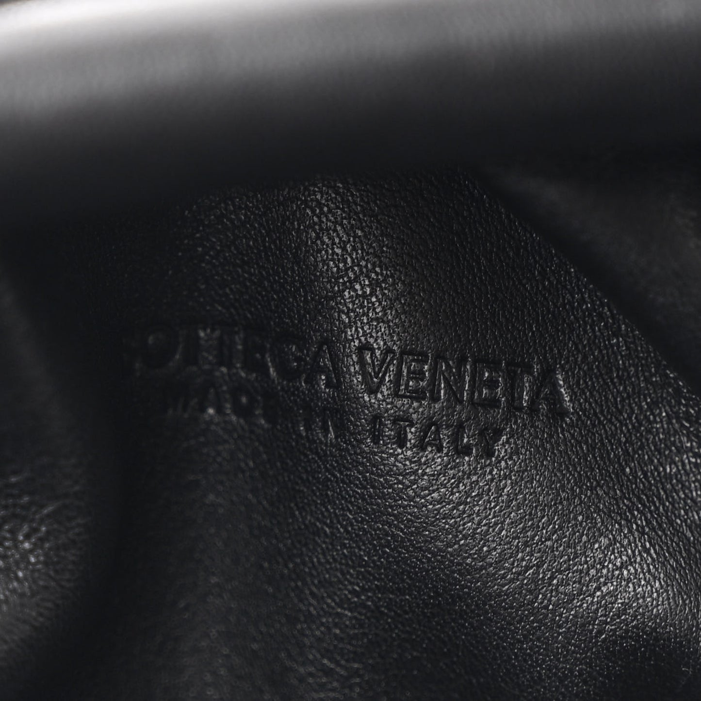 Butter Calfskin The Mini Pouch Black