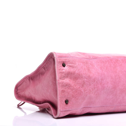 Balenciaga Chevre Classic Hardware Work Bubblegum 8 of 9