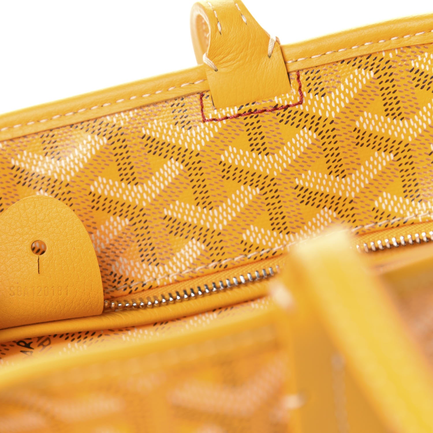 Goyard Goyardine Artois PM Yellow 9 of 10