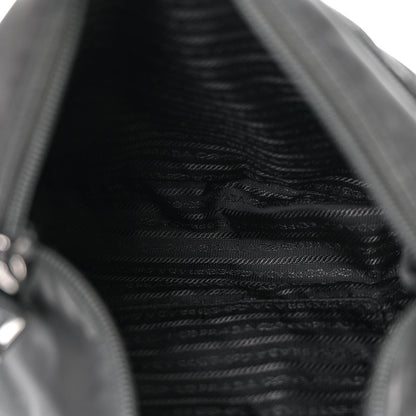 Prada Tessuto Nylon Messenger Bag Black 5 of 10