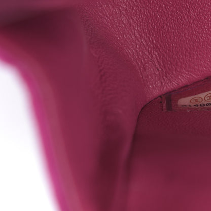 Chanel Velvet Quilted Medium Double Flap Pink 9 of 9