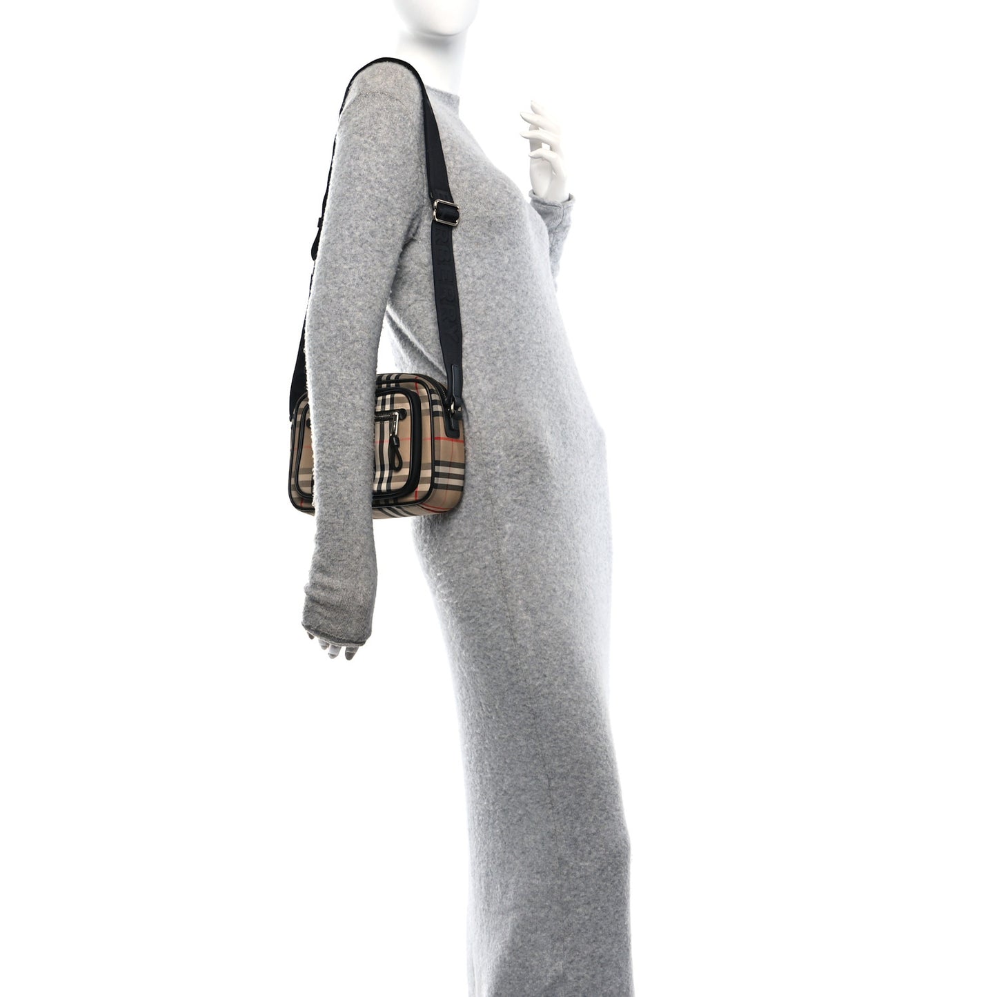 Canvas Check Paddy Messenger Archive Beige