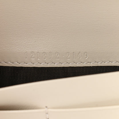 Gucci Boarded Plutone Calfskin Horsebit 1955 Wallet On Chain Mystic White 6 of 10