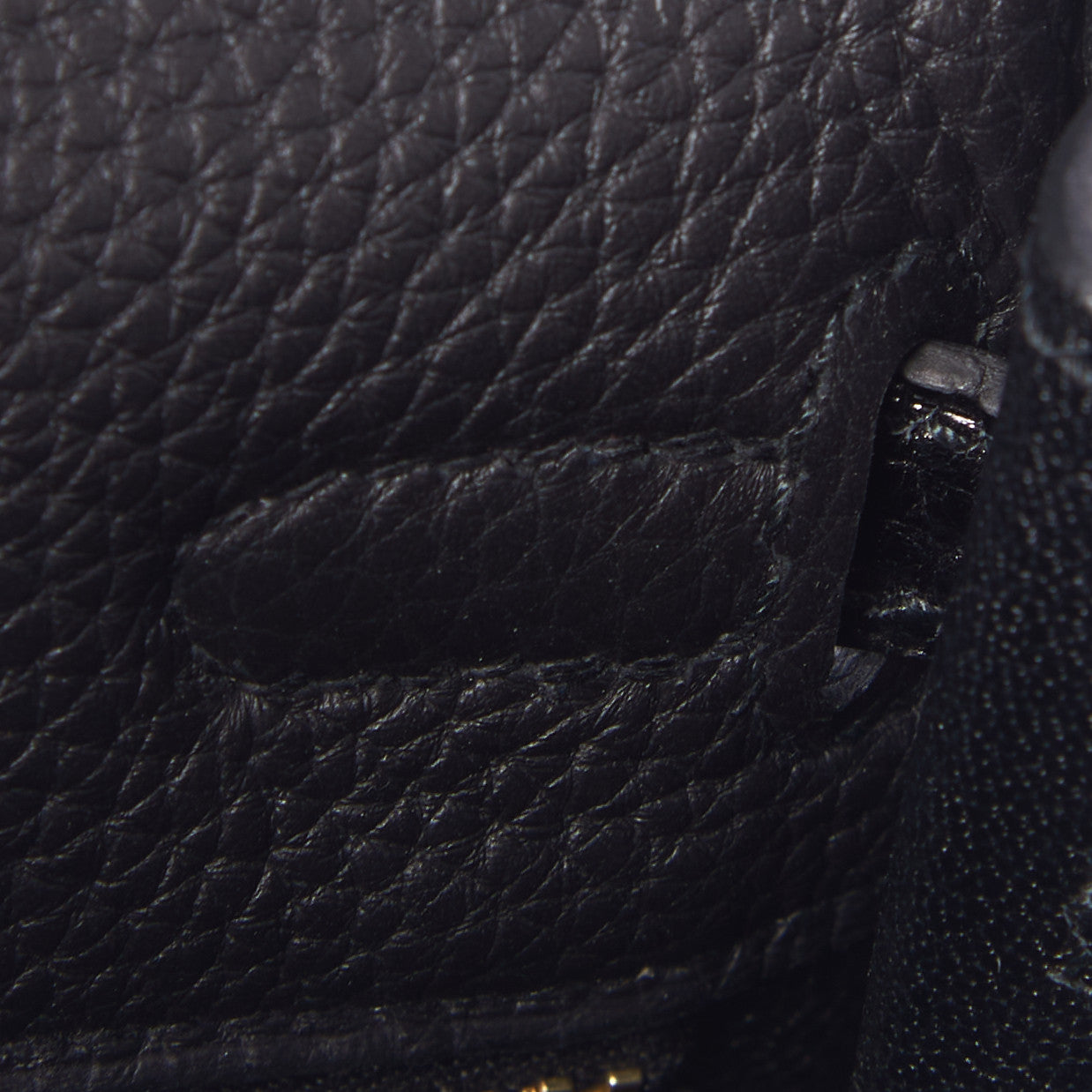 Togo Lizard Kelly Retourne Touch 25 Black