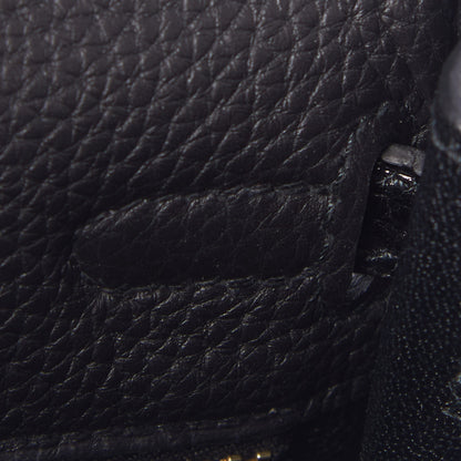 Hermes Togo Lizard Kelly Retourne Touch 25 Black 18 of 34
