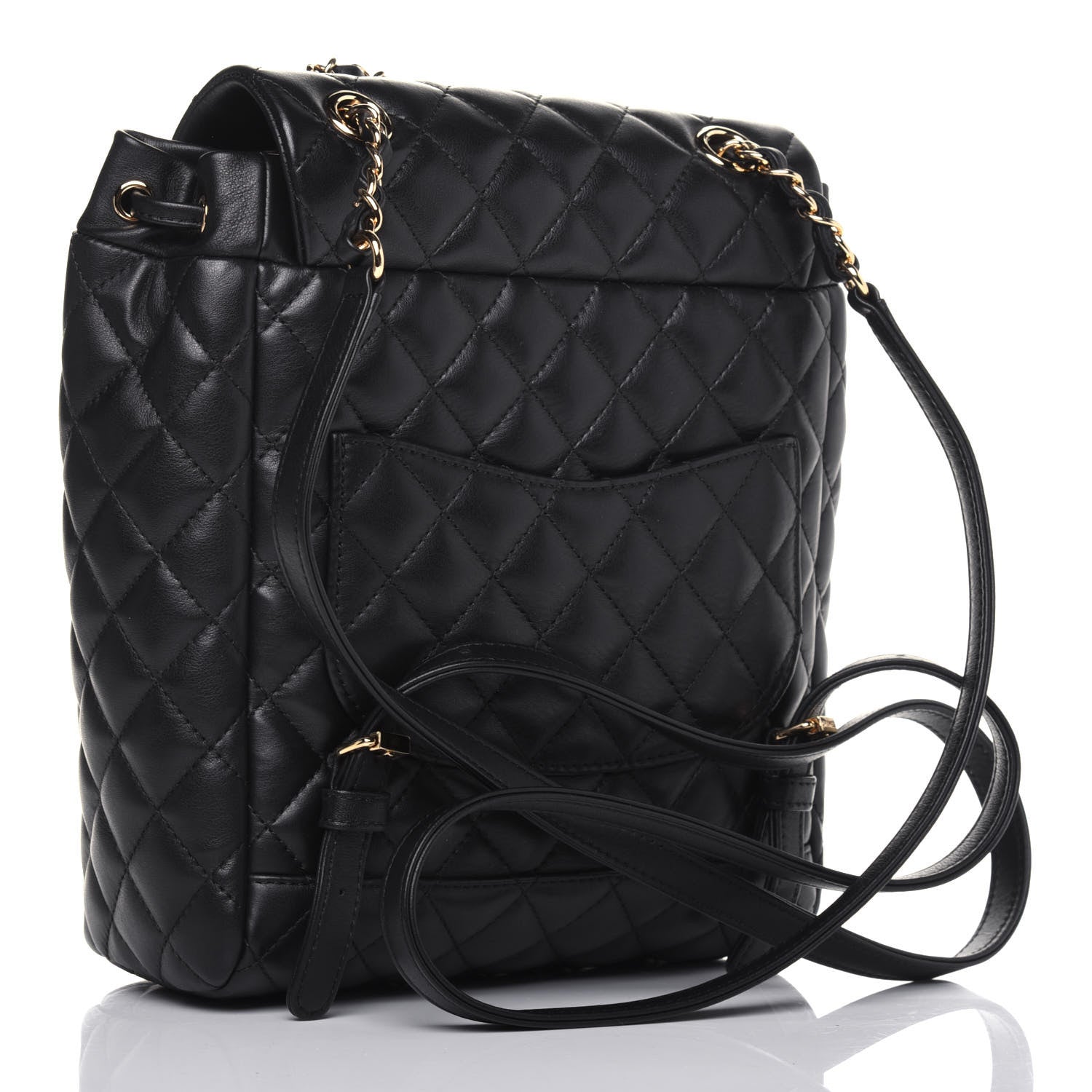 Chanel Lambskin Quilted Small Urban Spirit Backpack Black 2 of 12