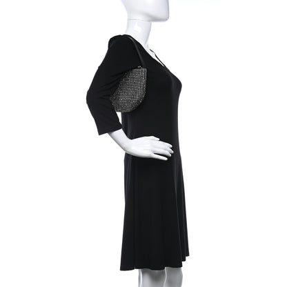 Alexander Wang Mesh Crystal Wanglock Fortune Cookie Bag Black 2 of 11