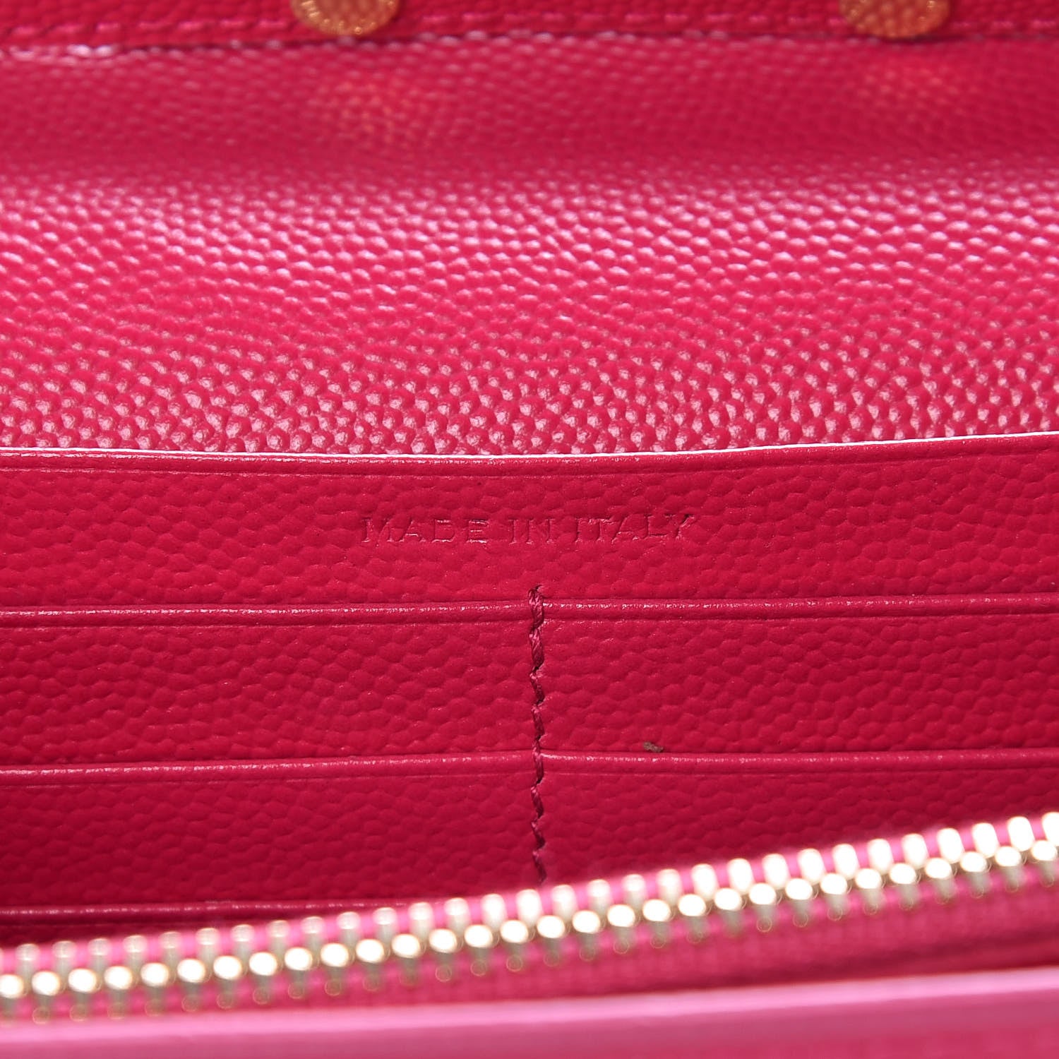 Saint Laurent Grain De Poudre Monogram Chain Wallet Bubblegum 7 of 10
