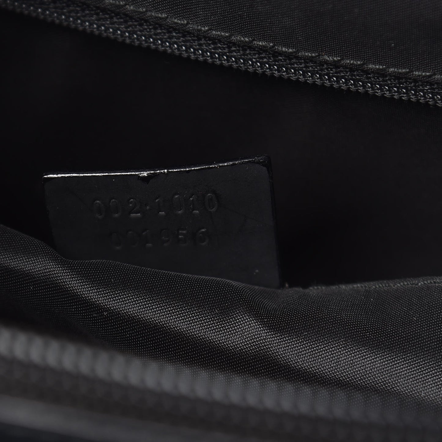 Calfskin Monogram Bamboo Handle Bag Black