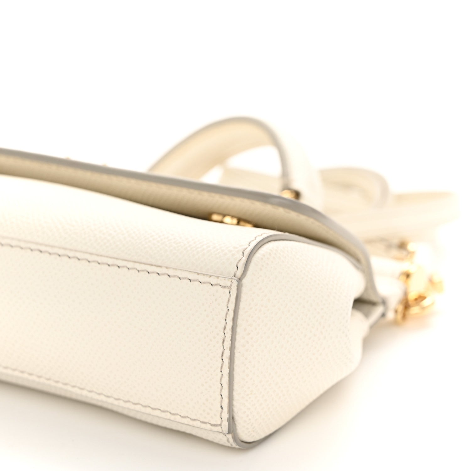 Dolce & Gabbana DOLCE GABBANA Dauphine Mini Miss Sicily Bag White 9 of 9