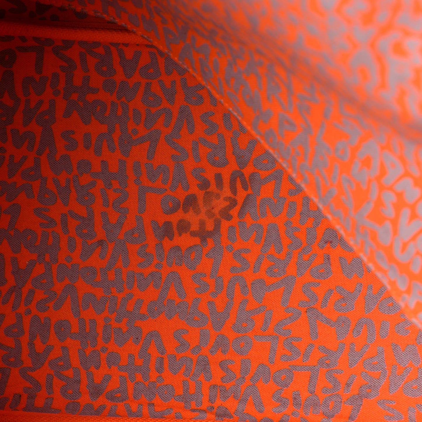 Monogram Graffiti Neverfull GM Orange