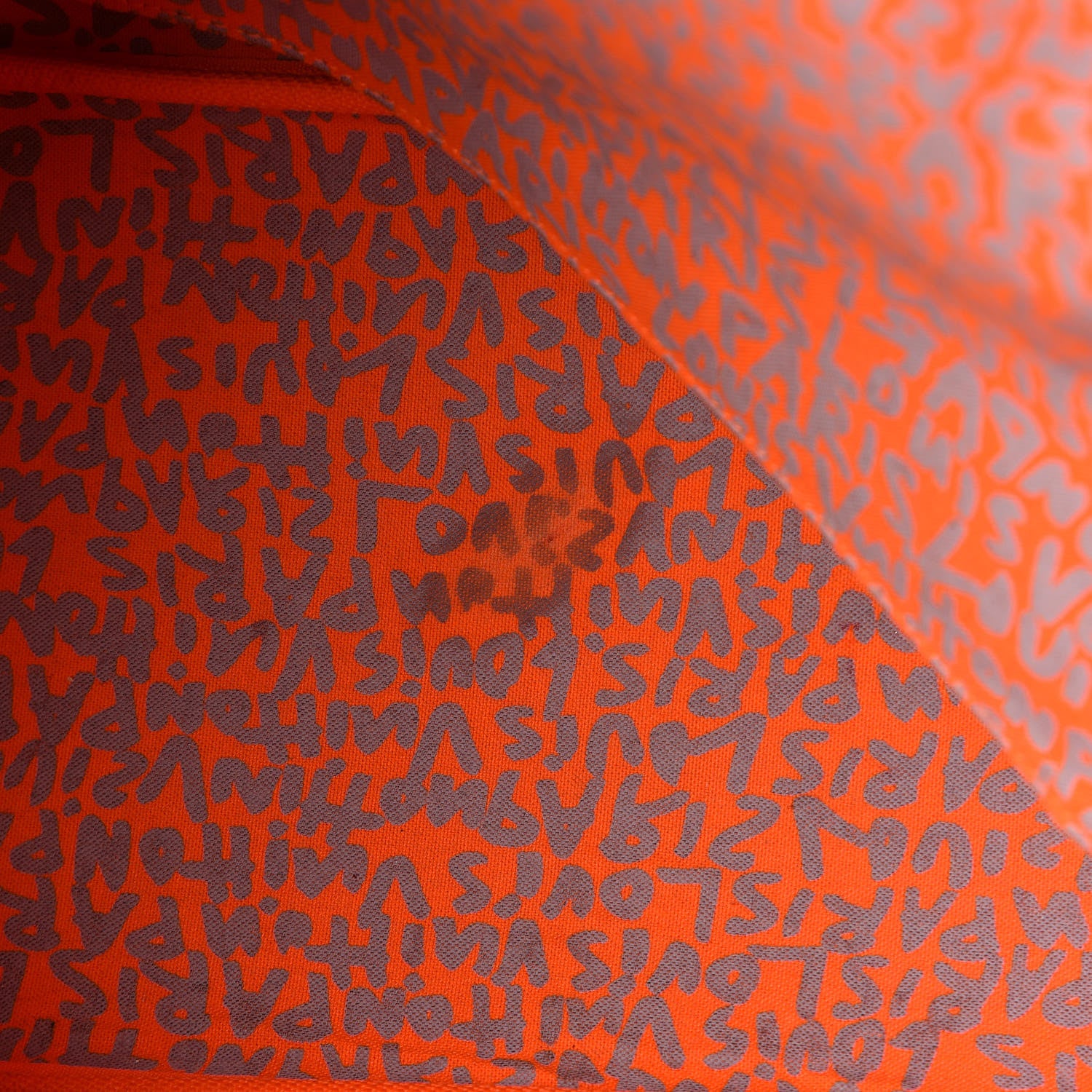 Louis Vuitton Monogram Graffiti Neverfull GM Orange 10 of 16