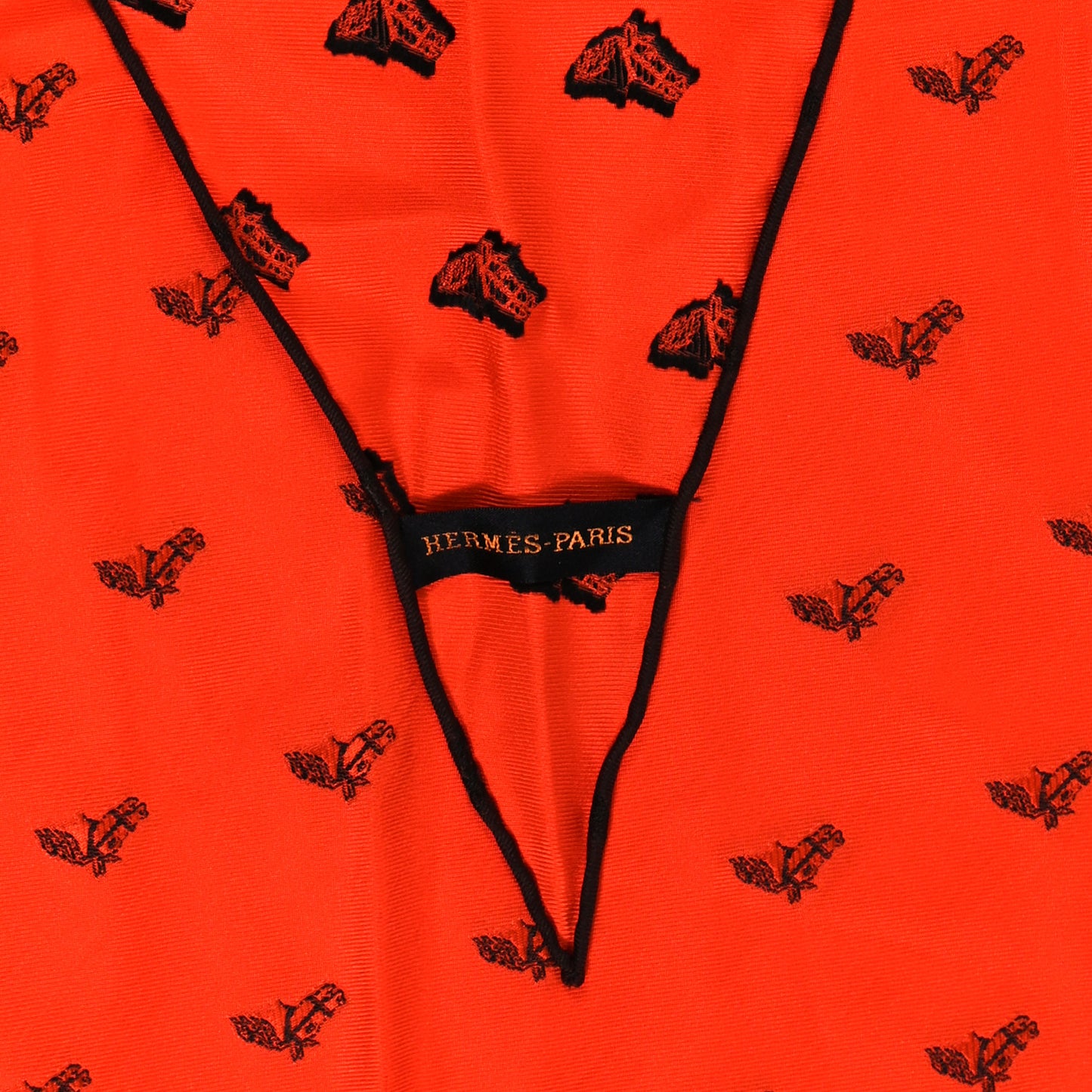 Silk Casaque Optique Losange Scarf