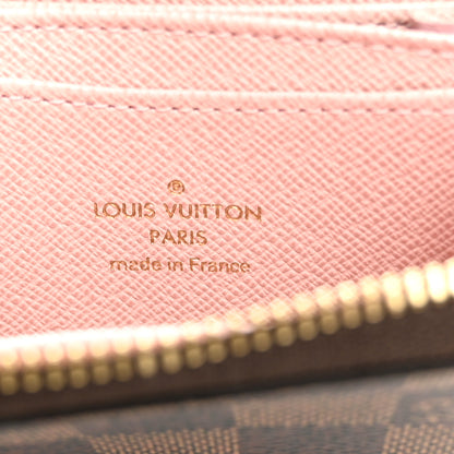 Louis Vuitton Damier Ebene Zippy Coin Purse Rose Ballerine 6 of 6