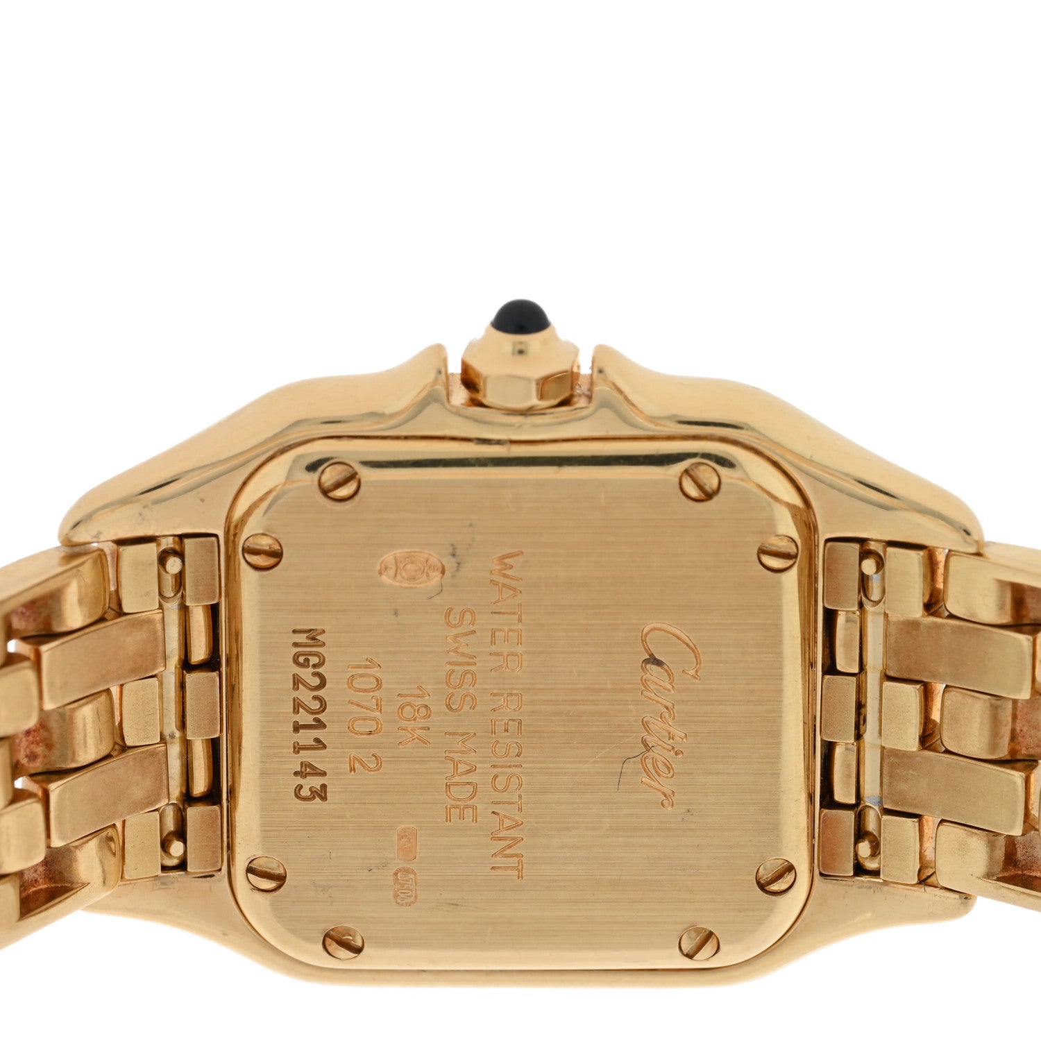 Cartier 18K Yellow Gold 22mm Panthere Quartz Watch 4 of 5