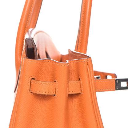Hermes Epsom Birkin 25 Orange 20 of 24