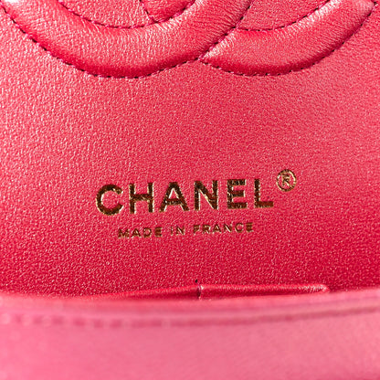 Chanel Iridescent Caviar Quilted Medium Double Flap Pink 6 of 9