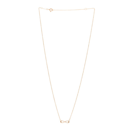 Tiffany 18K Rose Gold Infinity Pendant Necklace 3 of 4