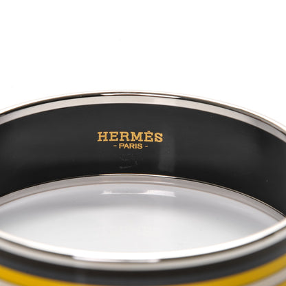 Hermes Enamel Printed Wide Rocabar Bracelet 65 Art Deco 5 of 5
