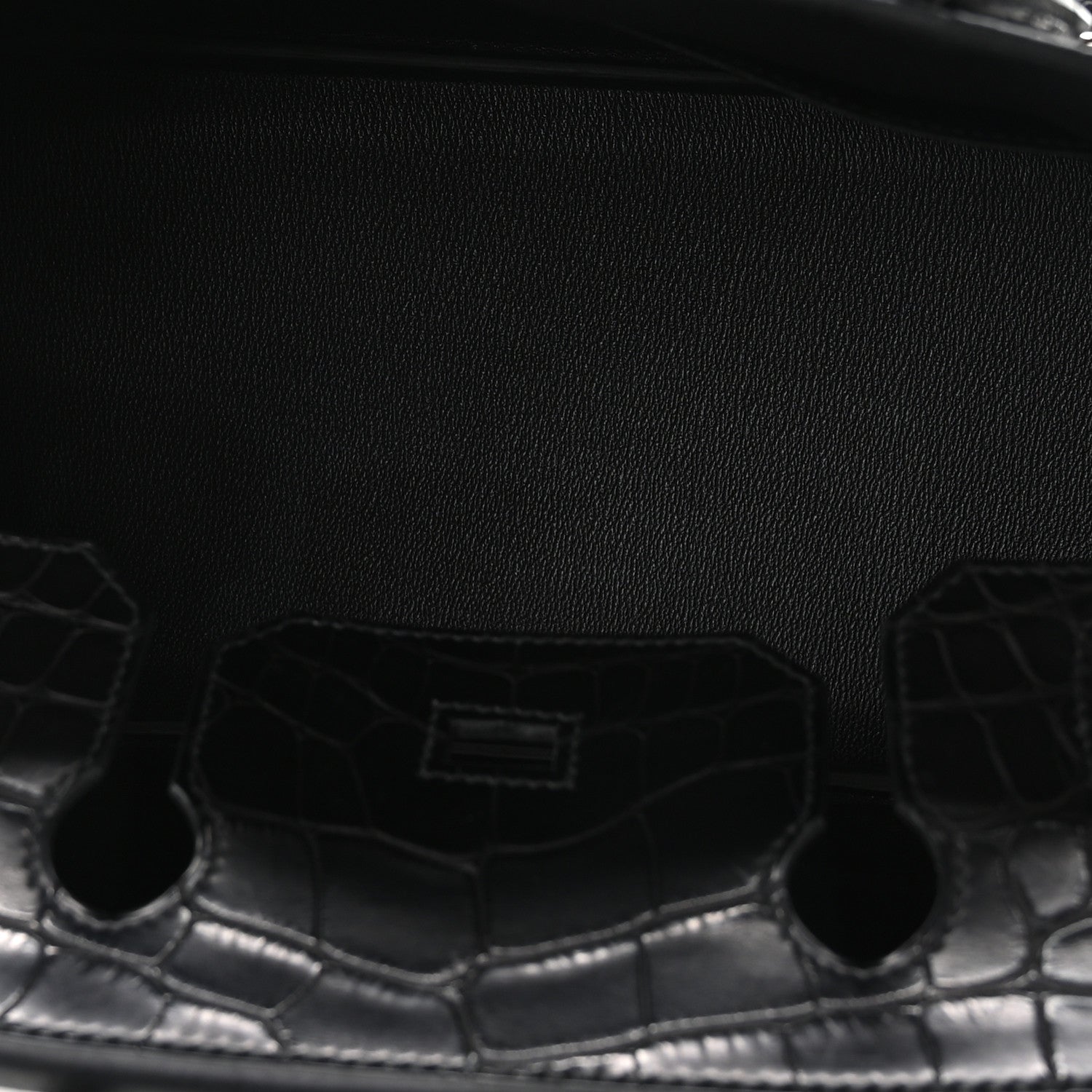 Hermes Matte Alligator Birkin 30 Black 5 of 10